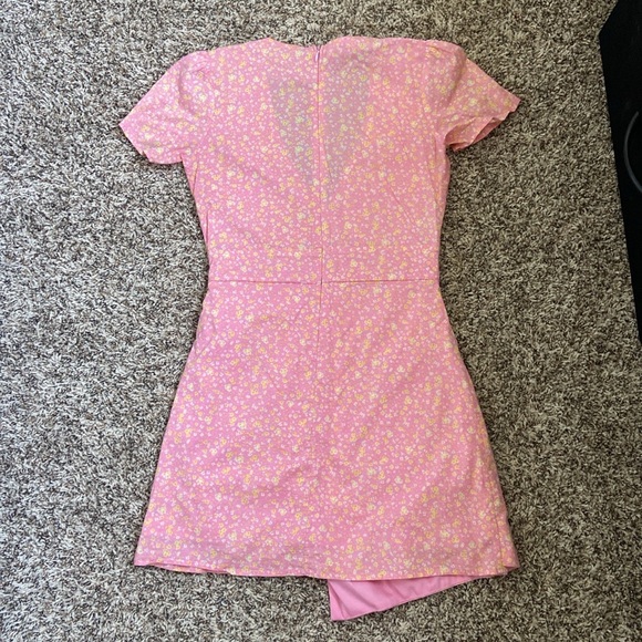 Beginning Boutique pink floral mini dress Size 8 - Picture 8 of 12